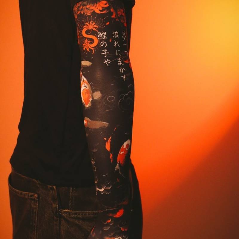 Геймерський рукав 2.0 Red-Black Lily Чорний-Червоний Selerity pm04LY , рис. 7
