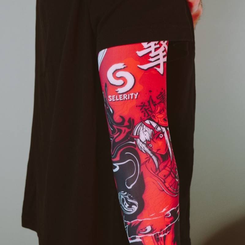 Геймерський рукав 1.0 Без долоні BLOOD TORA  Selerity s17tr, рис. 2