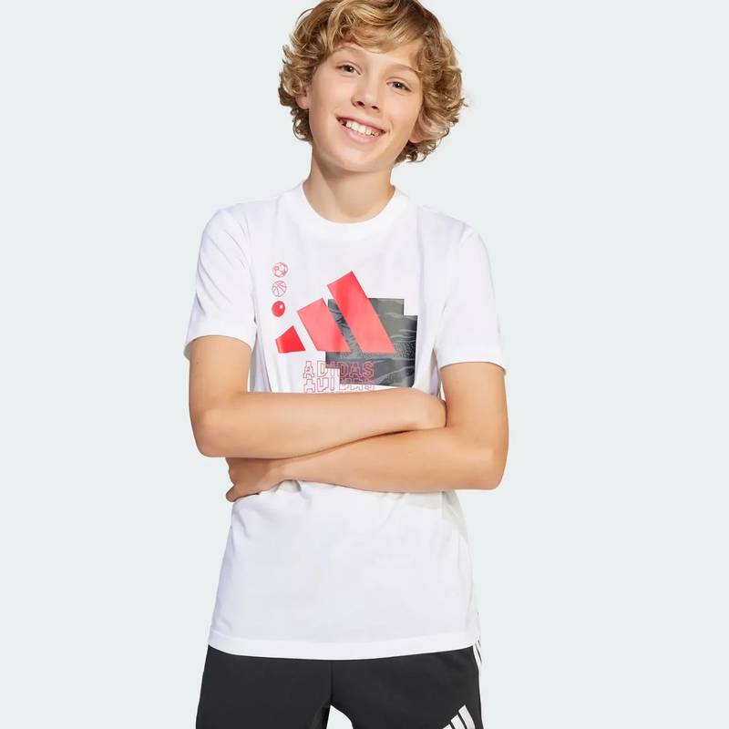 Футболка детская Camo Training Graphic Tee Kids Adidas JI9092, рис. 5