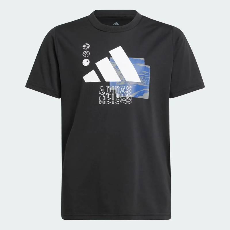 Футболка детская Camo Training Graphic Tee Kids Adidas JI9093, рис. 3