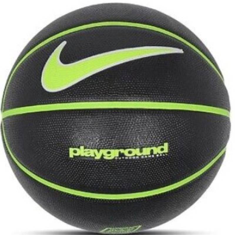 М'яч баскетбольний Nike EVERYDAY PLAYGROUND 8P DEFLATED BLACK/VOLT/WHITE size 7 DT1-N.100.4498.044.07, рис. 1