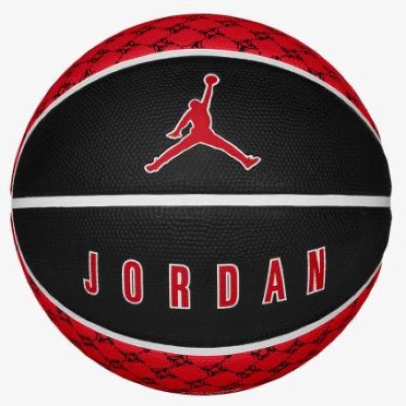 М'яч баскетбольний Nike JORDAN PLAYGROUND 2.0 8P DEFLATED WHITE/FIRE RED size 7 DT1-J.100.8255.673.07, рис. 1