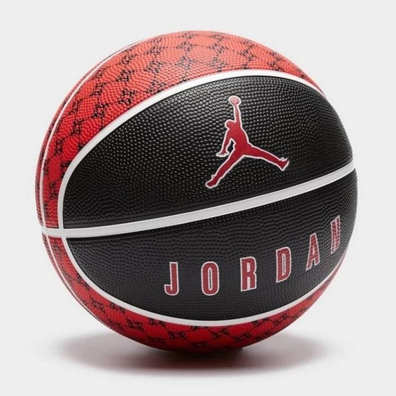 М'яч баскетбольний Nike JORDAN PLAYGROUND 2.0 8P DEFLATED WHITE/FIRE RED size 7 DT1-J.100.8255.673.07, рис. 0