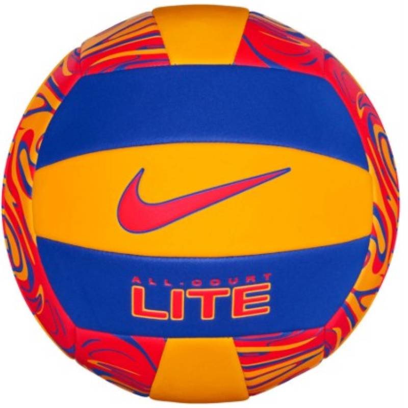 М'яч волейбольний  Nike ALL COURT LITE VOLLEYBALL DEFLATED ORANGE/HYPER ROYAL/BRIGHT CRIMSON size 5 DT1-N.100.9071.807.05, рис. 0