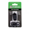 Свисток для арбитра Fox 40 Micro Safety со шнурком 9513-0008/9122-1408, прев. 0