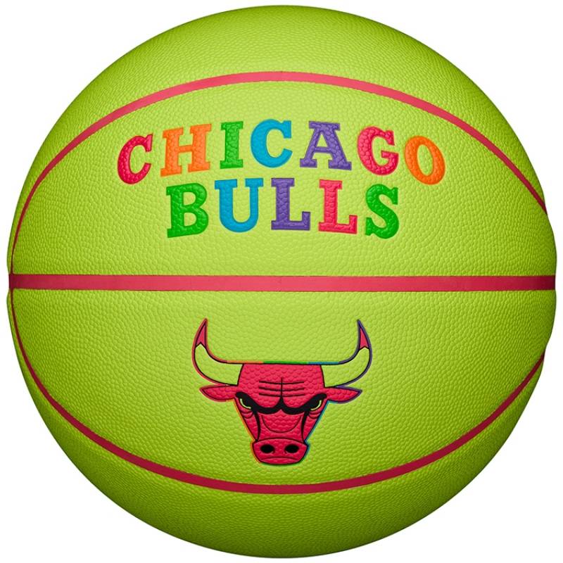 М'яч баскетбольний Wilson NBA TEAM NEON BSKT CHI BULLS size 7 DT1-WZ4037402XB7, рис. 0