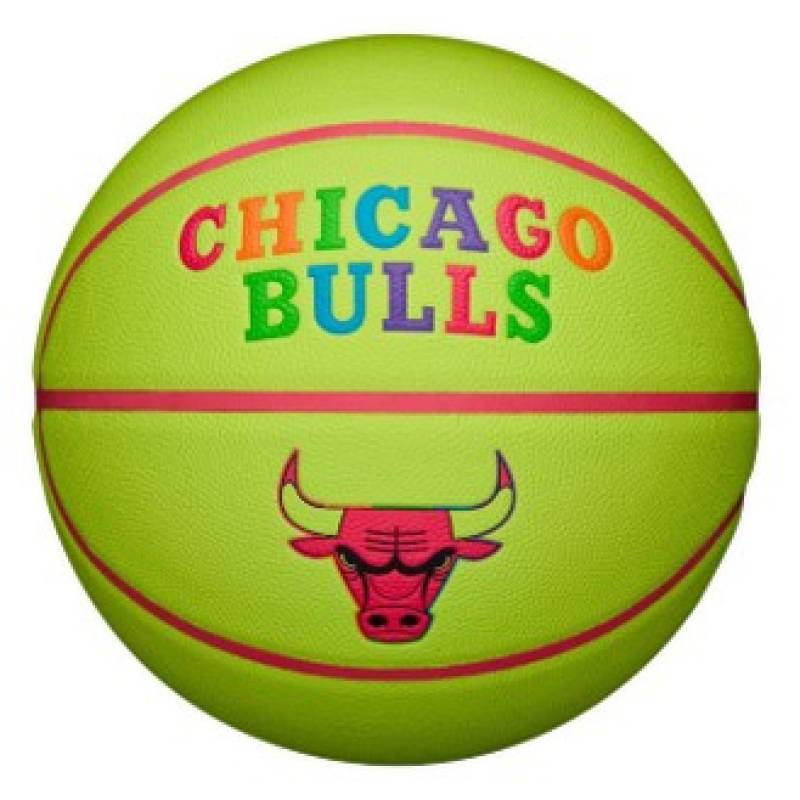 М'яч баскетбольний Wilson NBA TEAM NEON BSKT CHI BULLS size 7 DT1-WZ4037402XB7, рис. 1