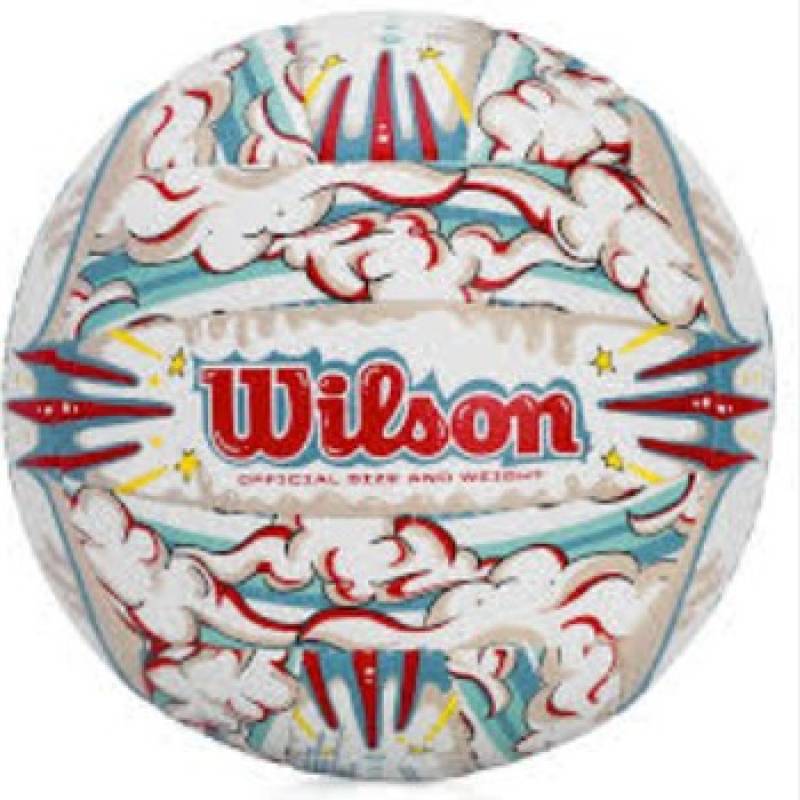 М'яч волейбольний Wilson GRAFFITI PEACE VB White/Blue OF DT1-WV4008302XBOF, рис. 1