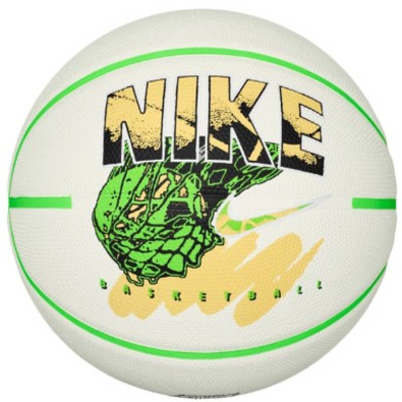 М'яч баскетбо Nike EVERYDAY PLAYGROUND 8P GRAPHIC DEFLATED GREEN STRIKE/TOPAZ GOLD size 7 DT1-N.100.4371.144.07, рис. 0