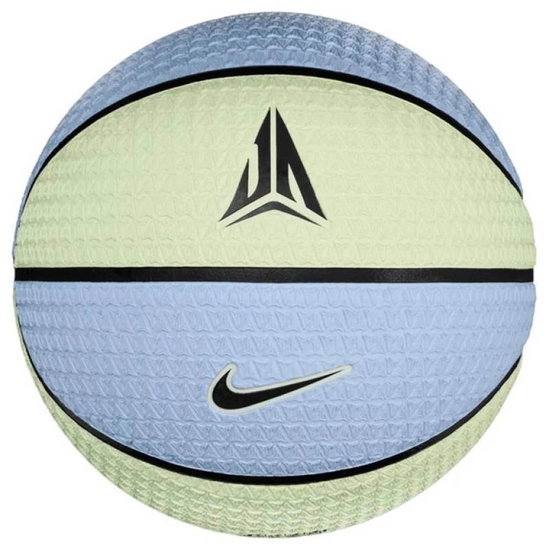М'яч баскетбольний NIKE PLAYGROUND 8P J MORANT DEFLATED VOLT TINT/COBALT BLISS/BLACK size 7 DT1-N.101.1053.703.07, рис. 0