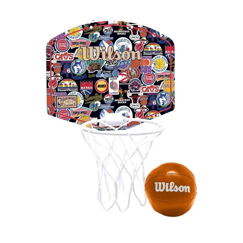 Набір баскетбольний Wilson NBA TEAM RETRO MINI HOOP DT1-WZ6017301, рис. 0