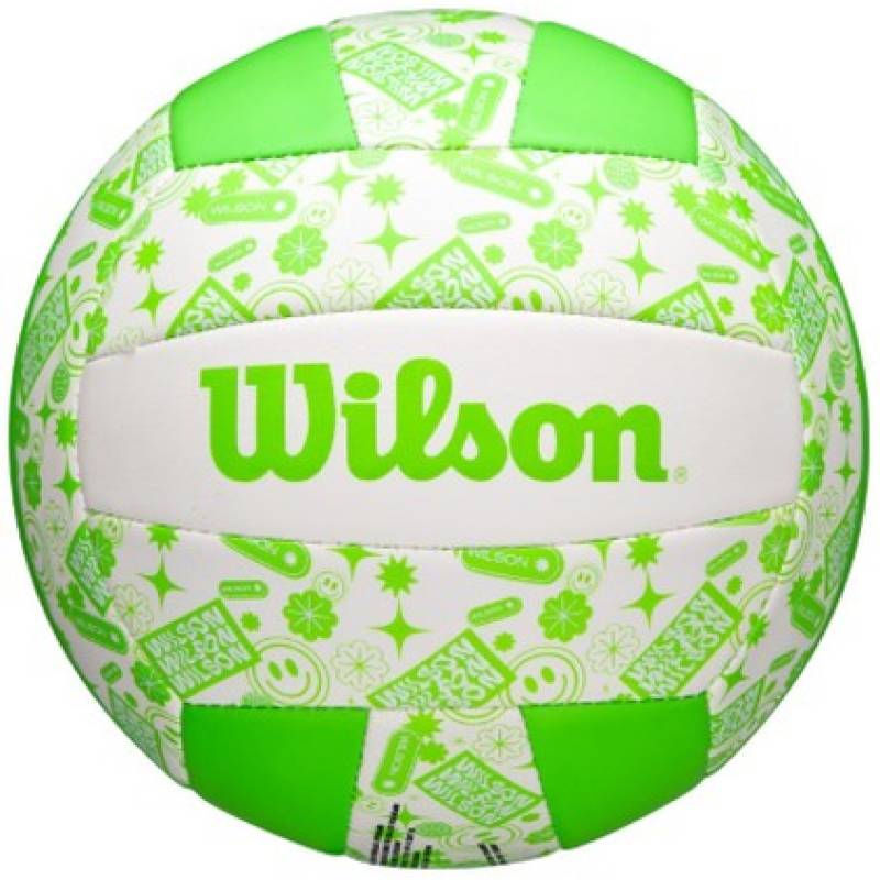 М'яч волейбольний Wilson STAMP VB Green/White OF size 5 DT1-WV4007502XBOF, рис. 1