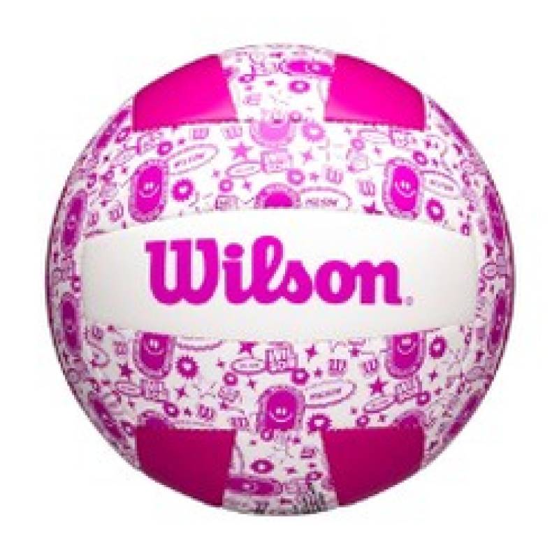 М'яч волейбольний Wilson STAMP VB Purple/White OF size 5 DT1-WV4007503XBOF, рис. 1