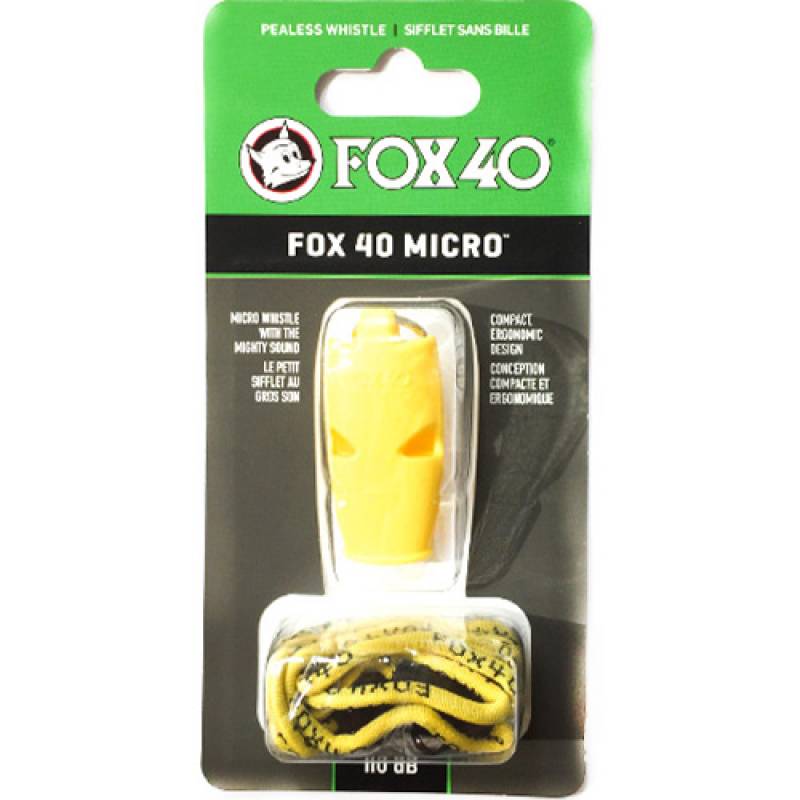 Свисток FOX 40 Original Whistle Micro Safety 9513-0208, рис. 0