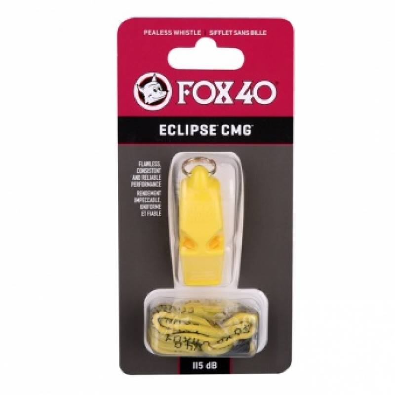 Свисток Original Fox 40 Original Eclipse Official (8405-0208) желтый, рис. 0