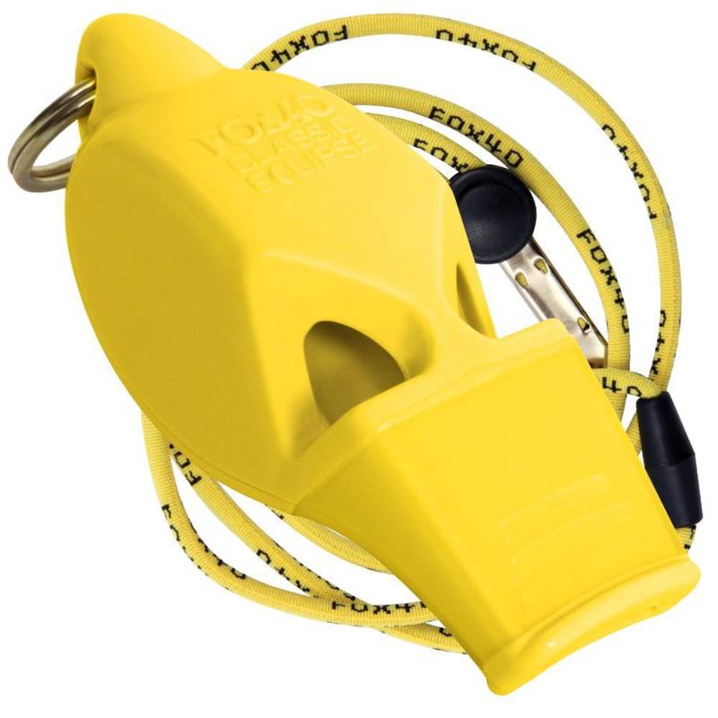 Свисток Original Fox 40 Original Eclipse Official (8405-0208) желтый, рис. 1