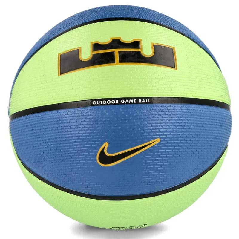 М'яч баскетбольний Nike PLAYGROUND 2.0 8P L JAMES DEFLATED LIME DS-N.100.4372.395.07, рис. 0