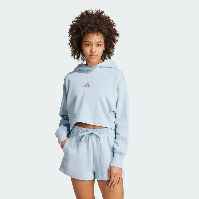 Худі жіноче ALL SZN French Terry 3-Stripes Adidas IY6847, рис. 0