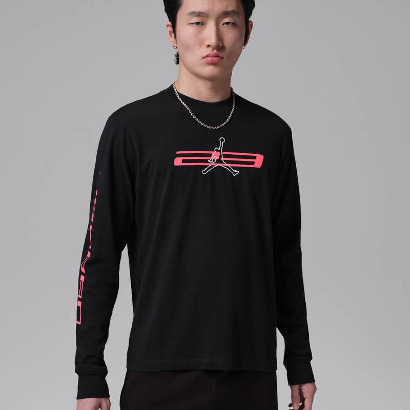 Футболка Jordan M DF SPT GFX LS CREW DS-IF0855-010, рис. 0