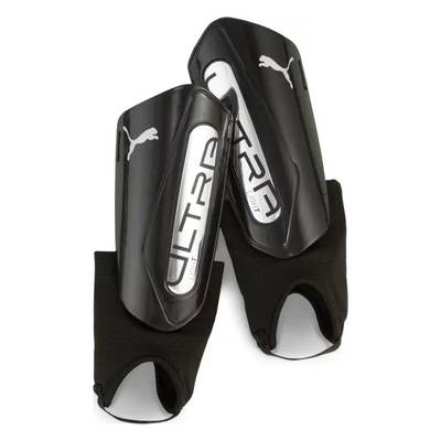 Щитки футбольные Puma ULTRA LIGHT ANKLE черно-серебряные 030991-03