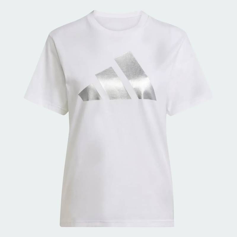 Женская футболка Holiday Metallic Graphic Adidas JM4427, рис. 3