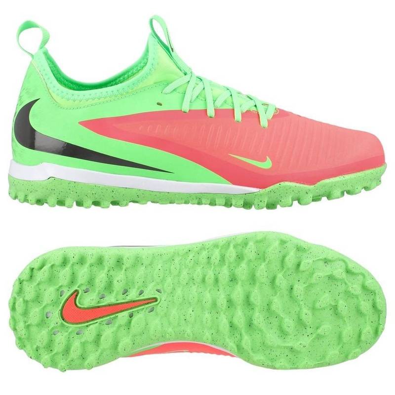 Сороконожки детские Nike Phantom 6 Low Academy Green/Red HQ2040-603, рис. 0