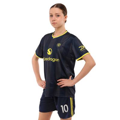 Форма футбольна дитяча із символікою футбольного клубу MANCHESTER UNITED резервна 2026 CO-7347