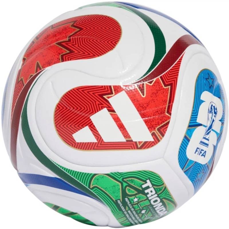 Футбольный мяч Adidas Wc2026 Trionda League White/Multi JD8168, рис. 0