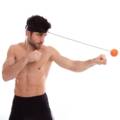 Теннисный мяч на резинке боксерский Fight Ball QJ-3917Тенісний м'яч на гумці боксерський Fight Ball QJ-3917, прев. 1