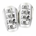 Щитки мини Beby 10*6 cm (с надписью CAN'T) серебряный металик 140325-106-L15-S, прев. 0