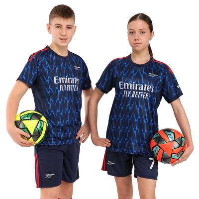 Форма футбольная детская с символикой футбольного клуба ARSENAL гостевая 2026 CO-7350