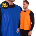 Комплект тренувальних двосторонніх жилетів для футболу Blue/Orange FC 0791-BL/OR, прев. 0
