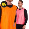 Комплект тренировочных двусторонних жилетов для футбола Orange/Fuchsia FC 0791-OR/F, прев. 0