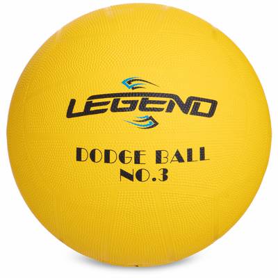 М'яч гумовий Dodgeball для гри у вишибалу Zelart DB-3284-Y