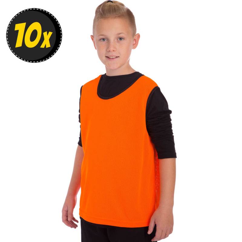 Комплект тренировочных жилетов для детей Orange FC 5541-OR-10 (10шт), рис. 0