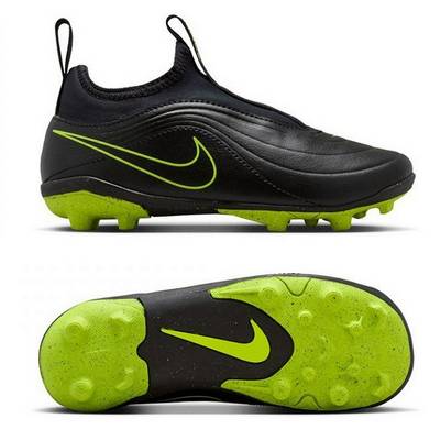 Футбольні дитячі бутси Nike Tiempo Maestro Club FG/MG Black Volt IB5029-007 