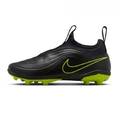 Футбольные детские бутсы Nike Tiempo Maestro Club FG/MG Black Volt IB5029-007, прев. 1