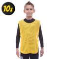 Комплект тренировочных жилетов для детей на резинке Yellow FC 1675-Y-10 (10шт), прев. 0