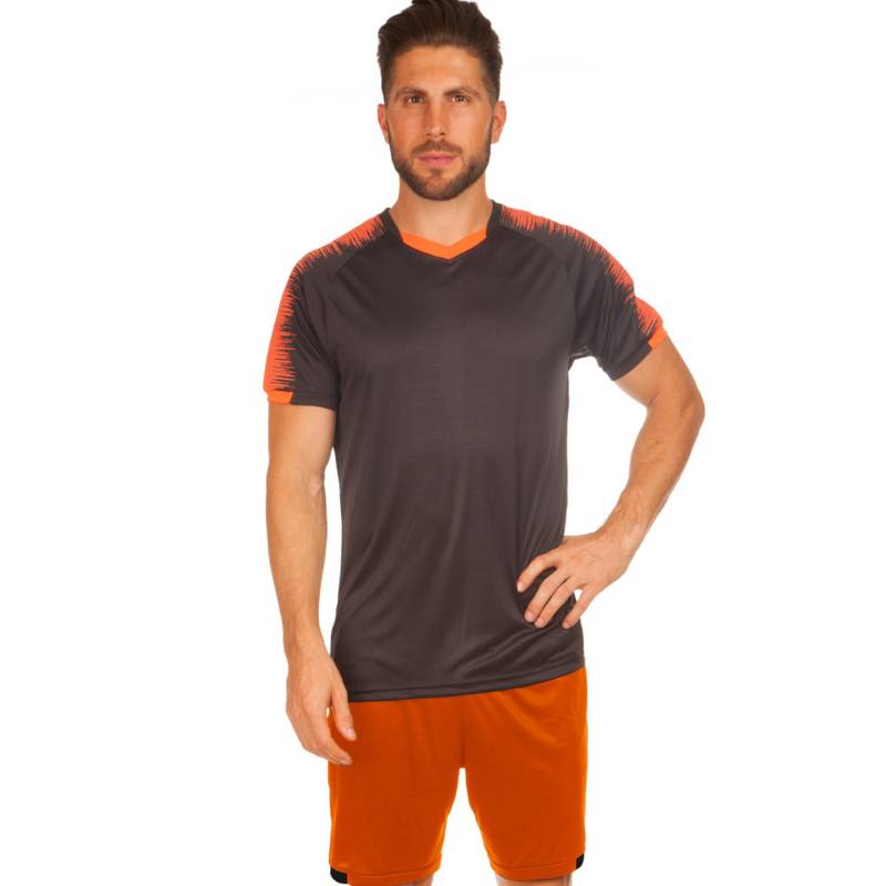 Футбольна форма FC Black/Orange LD-5023-BK/OR, рис. 0