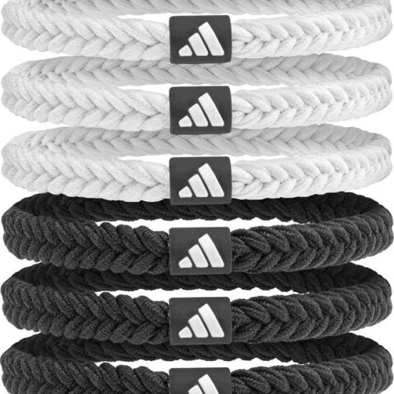 Гумки для волосся Adidas Braided Hair Ties 6pk DT-ADAC-16560, рис. 0
