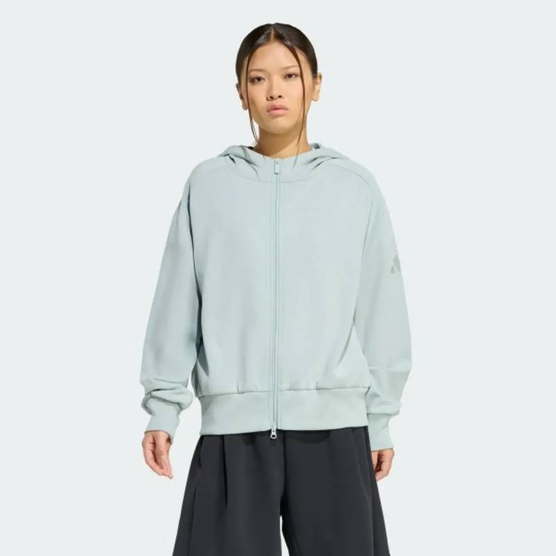Женская толстовка SOFT LUX FULL-ZIP Sportswear Adidas KE9145, рис. 0