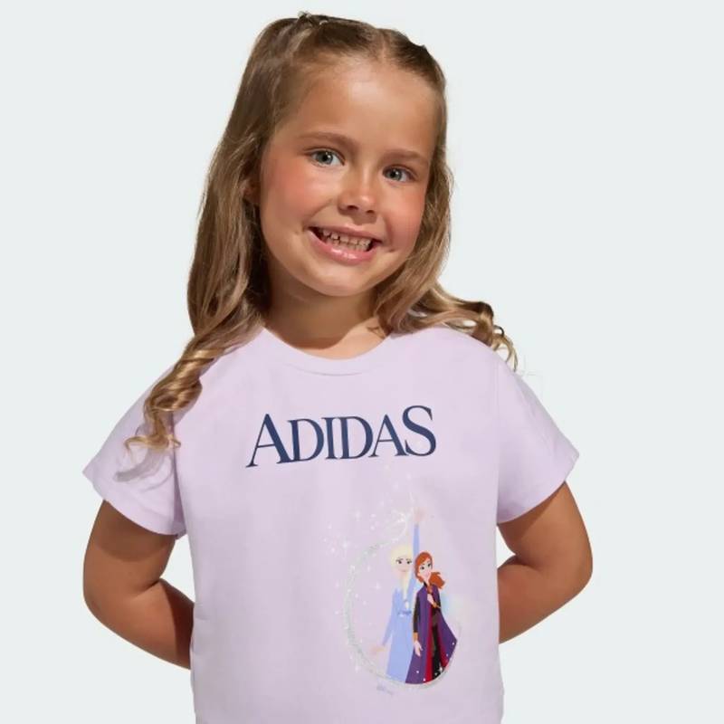 Комплект дитячий: футболка та шорти DISNEY FROZEN Sportswear Adidas JZ3578, рис. 3