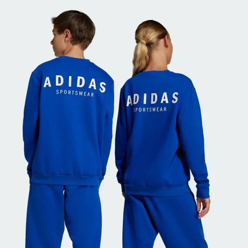 Світшот дитячий All SZN Graphic Crew Kids Sportswear Adidas JC7617, рис. 1