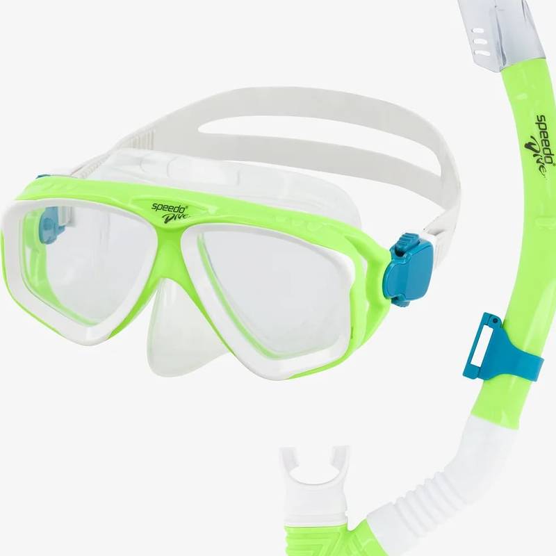 Набір маска і трубка Speedo JR ADVNT MSKSRKL SET 328 DT-8-7530334328, рис. 0
