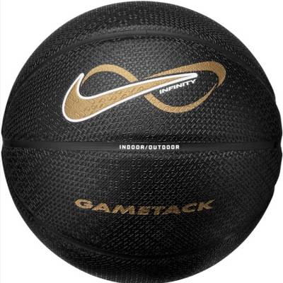М'яч баскетбольний Nike INFINITY GAMETACK DEFLATED BLACK/BLACK/WHITE/METALLIC GOLD size 7 DT1-N.101.4275.088.07