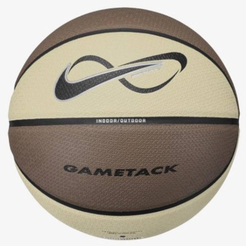 М'яч баскетбольний Nike INFINITY GAMETACK DEFLATED MINK BROWN/DESERT KHAKI/BLACK/SILVER size 7 DT1-N.101.4275.222.07, рис. 0
