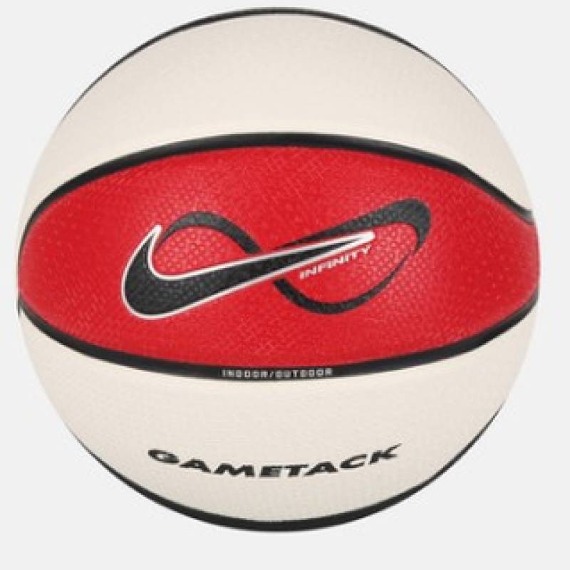 М'яч баскетбольний Nike INFINITY GAMETACK DEFLATED RED/BLACK/WHITE/METALLIC SILVER size 7 DT1-N.101.4275.616.07, рис. 0