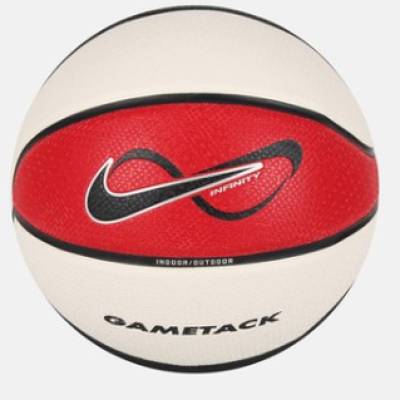 М'яч баскетбольний Nike INFINITY GAMETACK DEFLATED RED/BLACK/WHITE/METALLIC SILVER size 7 DT1-N.101.4275.616.07