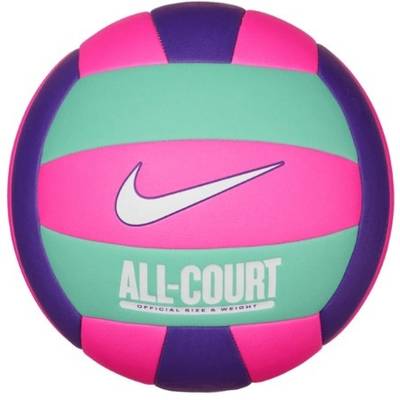 М'яч волейбольний Nike ALL COURT VOLLEYBALL DEFLATED PINK BLAST/FIERCE PURPLE/WHITE size 5 DT1-N.100.9072.661.05