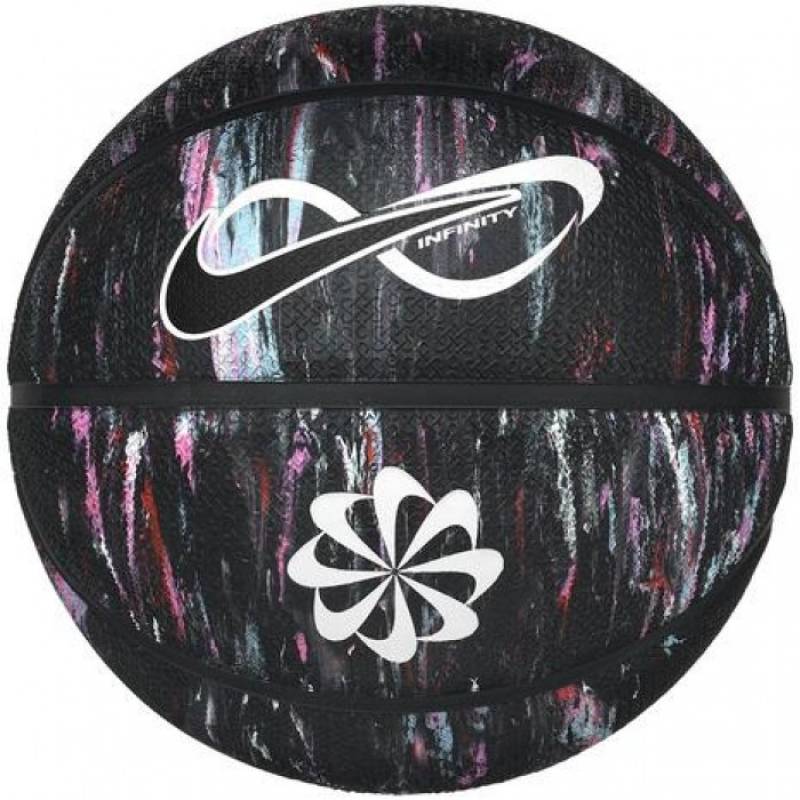 М'яч баскетбольний Nike INFINITY NEXT NATURE 2.0 DEFLATED BLACK/BLACK/WHITE/BLACK size 7 DT1-N.101.4262.910.07, рис. 0